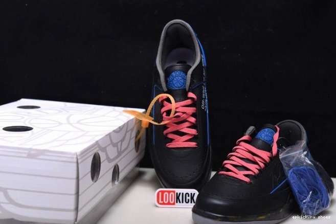 Rep Retro Low Blue SP Off-White Jordan DJ4375-004 Black 2 0701